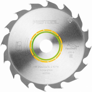 Piła tarczowa HW 210x2,6x30 PW16 FESTOOL 493196