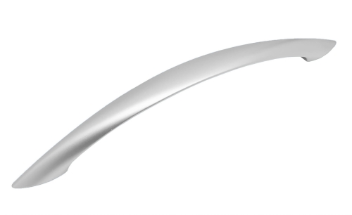 Uchwyt meblowy L-128mm łuk C-504 alu