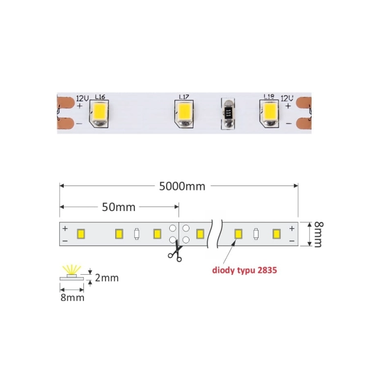 TAŚMA LED PREMIUM 2835