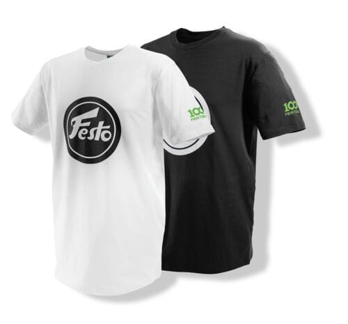T-shirt "100LAT" SH-FT3-S/2 Roz. S  FESTOOL 578393