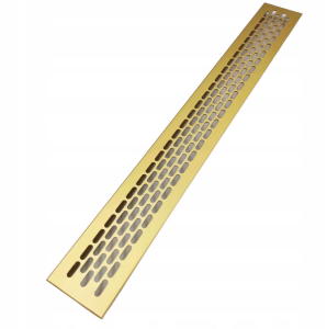 Kratka wentylacyjna K2 60*485 złota anoda C23