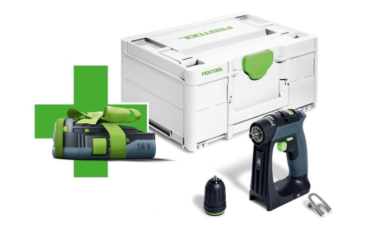Akumulatorowa wiertarko-wkrętarka CXS 18-Basic-3,0 FESTOOL 578063
