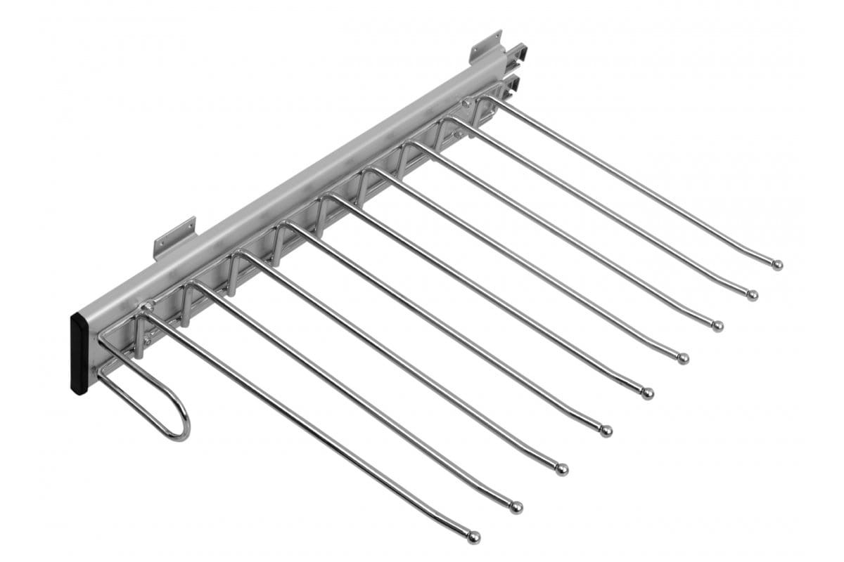 Wieszak wysuwany na spodnie 9 miejsc Lewo stronny.jpg