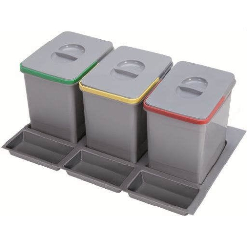 Kosz ITALPLAST 600 (3 wiadra)