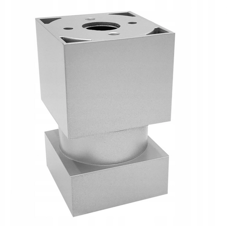 Nóżka kwadratowa regulowana Aluminium