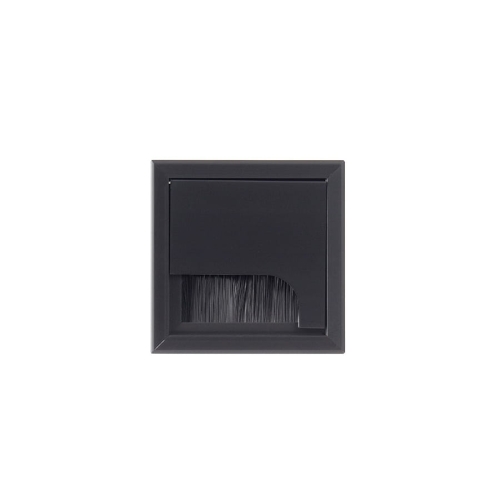 Przepust kablowy czarny 80x80mm