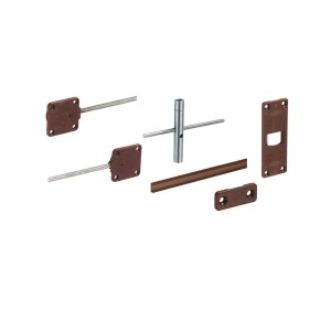 Okucie wyrównujące z tw.sztucznego do drzwi przesuwnych