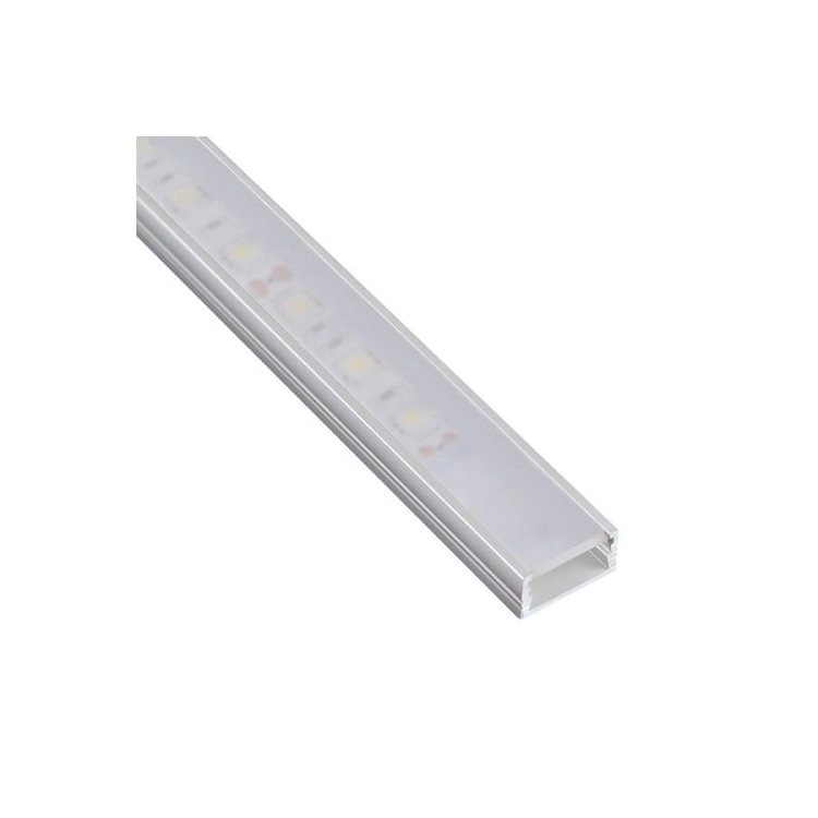 Profil Led Line Mini nakładany klosz mleczny aluminium