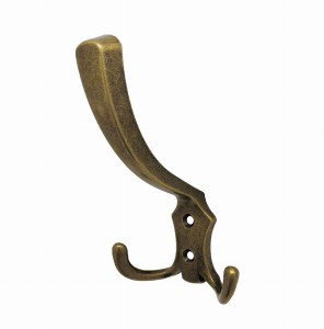 Wieszak potrójny duzy złoto matowe WP3 Z-375