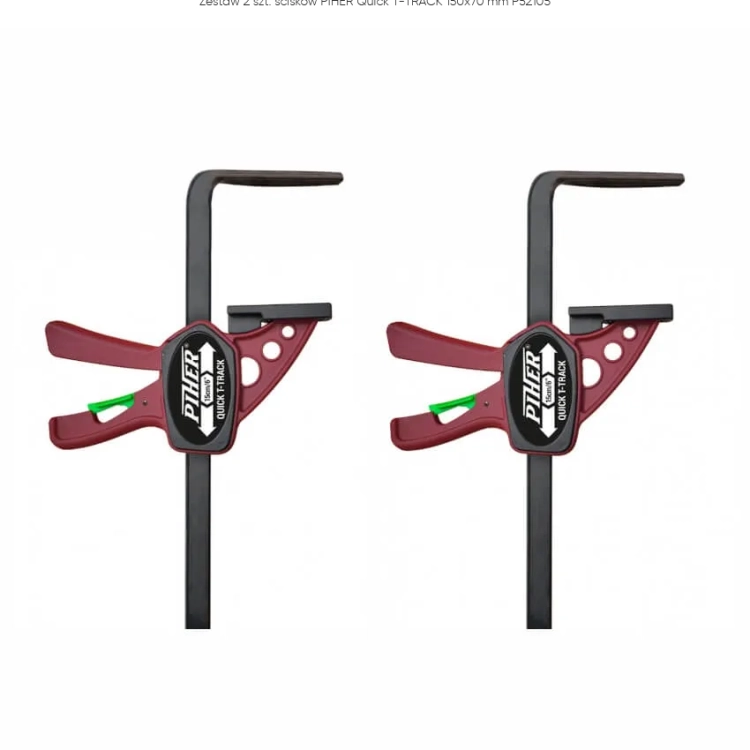 Zestaw ścisk stołowy i Quick 22cm do szyny 2szt=kpl