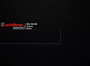 Obrzeże ABS 190 KM Czarny 43/1.2 do blatu 190KM