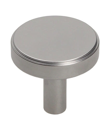 Gałka meblowa płaska GU-18 chrom mat
