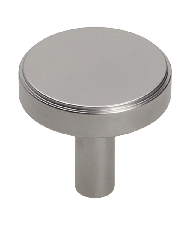 Gałka meblowa płaska GU-18 chrom mat