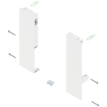 Mocowanie frontu szufl wew., wysokość D, P/L Białe