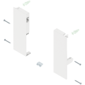 Mocowanie frontu szufl. wew., wysokość C, P/L Białe ZIF.76C0