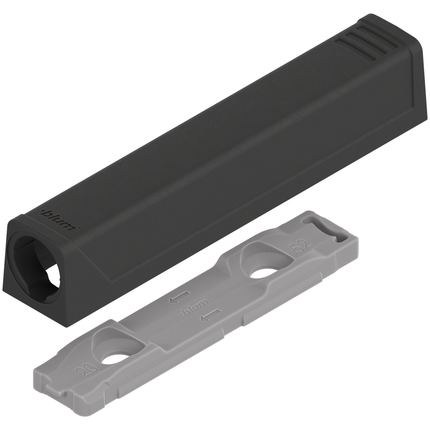 ADAPTER do tip-on prosty długi 956A120 Szary