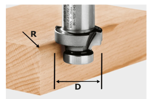 Frez do zaokrągleń HW  R5-OFK 500 FESTOOL   490095