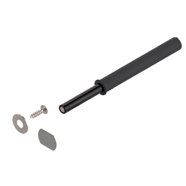 TIP-ON długi 40mm do drzwi czarny