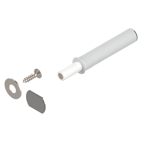 TIP-ON krótki 20mm do drzwi biały