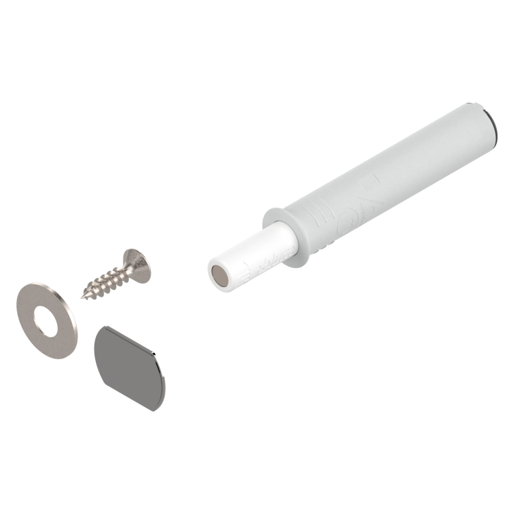 TIP-ON krótki 20mm do drzwi biały