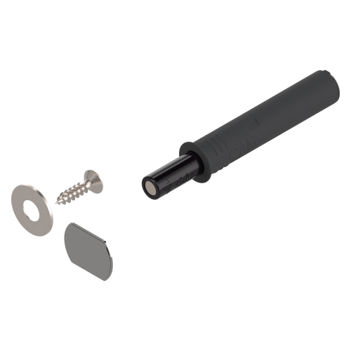 TIP-ON krótki 20mm do drzwi czarny