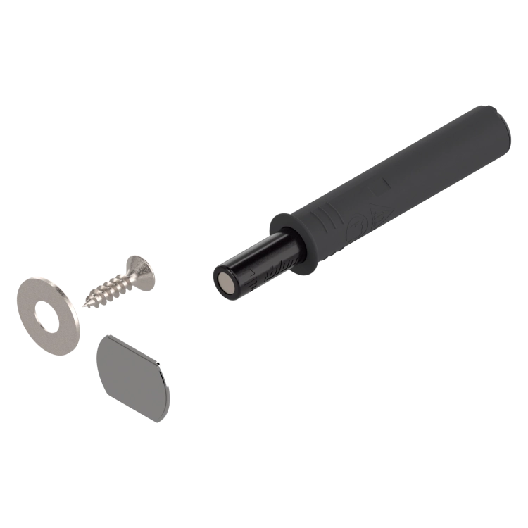 TIP-ON krótki 20mm do drzwi czarny