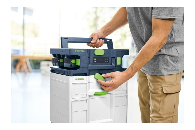 Szybka ładowarka SYS-MC 6/4 FESTOOL 578489 montaź