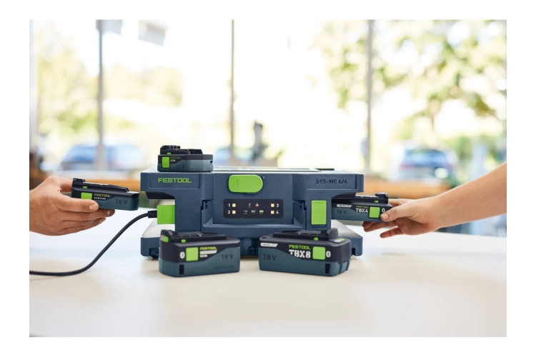 Szybka ładowarka SYS-MC 6/4 FESTOOL 578489 z akumulatorami