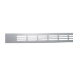 Kratka wentylacyjna 23.5*375 Chrom 1