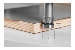 Frez do wyrównywania HW/KLS D22/8-OFK FESTOOL 490565