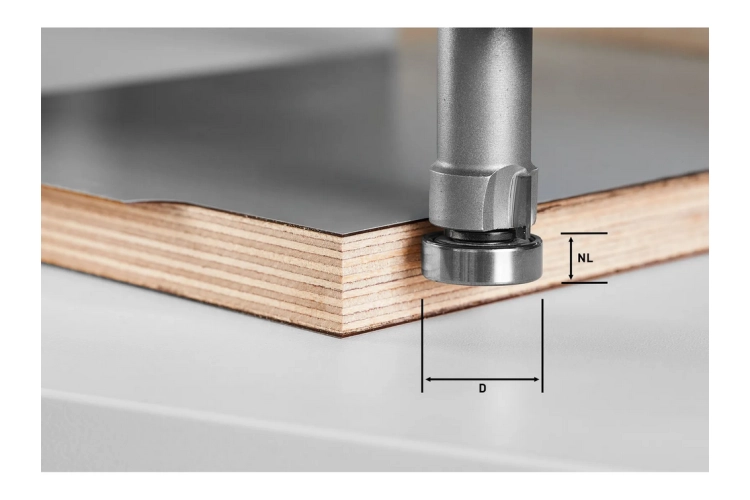 Frez do wyrównywania HW/KLS D22/8-OFK FESTOOL 490565