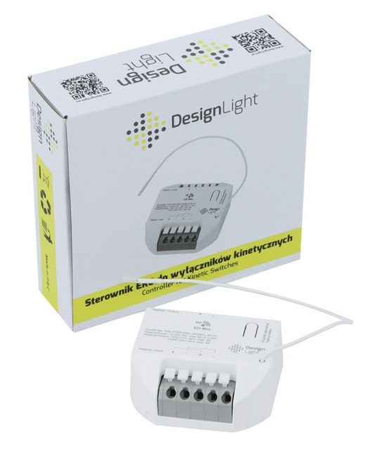 Kinetyczny sterownik ERCMONO RF 12-48VDC , max 6\A z pudełkiem