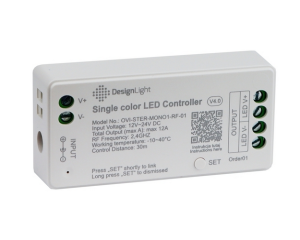 OVI sterownik mono RF 12-24VDC 12A (OVI-STER-MONO01-RF-01)
