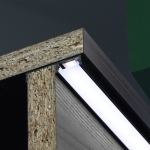 Profil Led Floorline 2.0 mb do cokołu Czarny z osłonką mleczną zastosowanie
