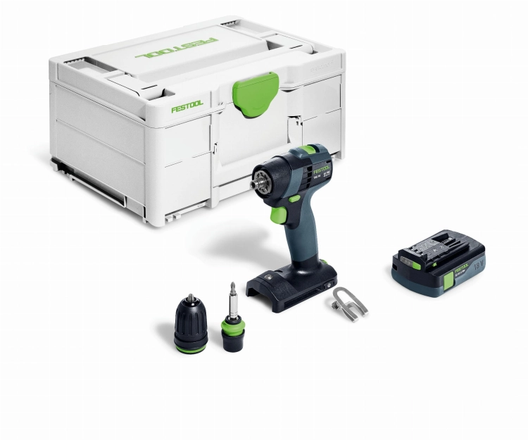 Zestaw Akumulatorowa wiertarko-wkrętarka TXS 18 FESTOOL 576894 + Festool Akumulator BP 18 Li 3,0 C 577658