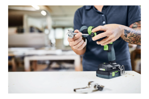 Akumulatorowa wiertarko-wkrętarka TDC 18/4 I-Basic FESTOOL 575601 montaż