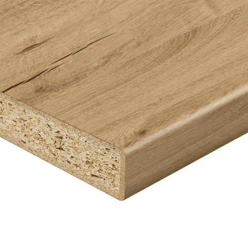 Blat Dąb letni złoty OV 38mm 4100x1200mm R3| Swiss Krono wygląd