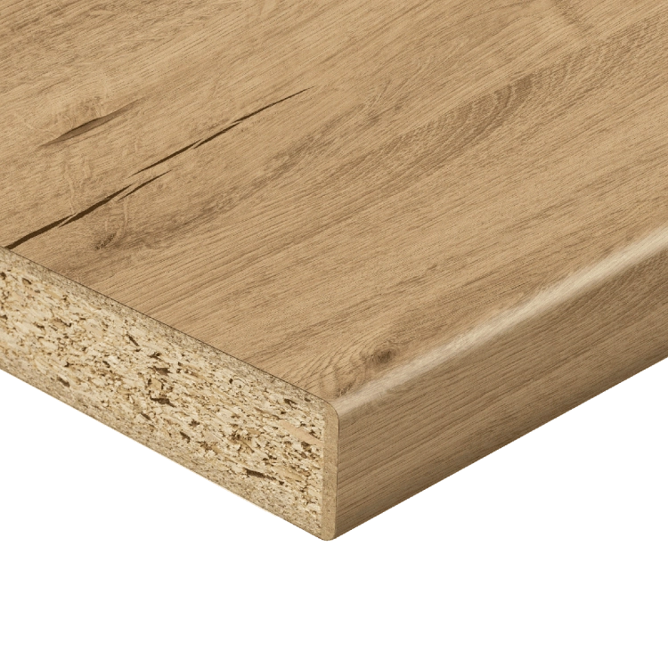 Blat Dąb letni złoty OV 38mm 4100x1200mm R3| Swiss Krono wygląd