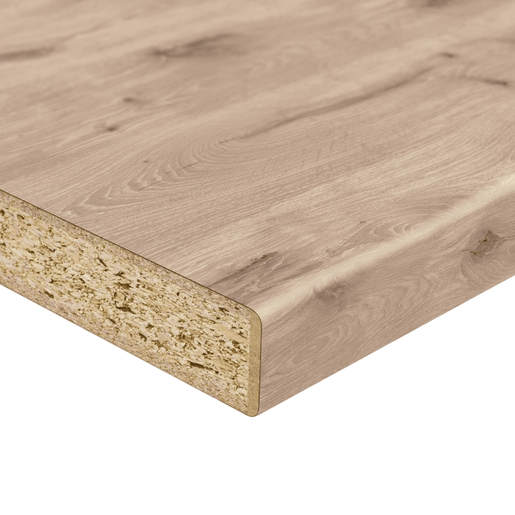 Blat Dąb Latte NA 38mm 4100x600mm R3 | Swiss Krono wygląd