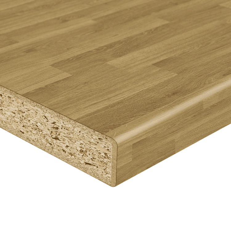 Blat Dąb Współczesny Klepka OW 38mm 4100x600mm R3 | Swiss Krono wygląd