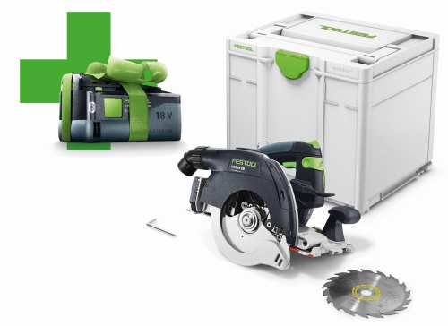 Akumulatorowa ręczna pilarka tarczowa HKC 55 EB-Basic-5,0 FESTOOL 577034