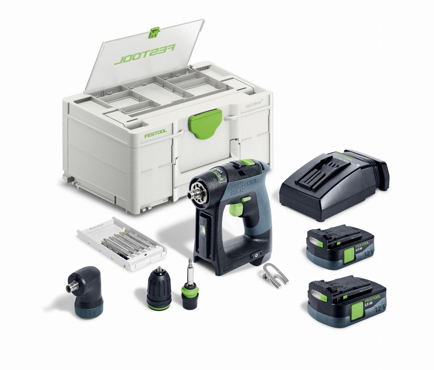 Akumulatorowa wiertarko-wkrętarka CXS 12 2,5 SET FESTOOL 576865