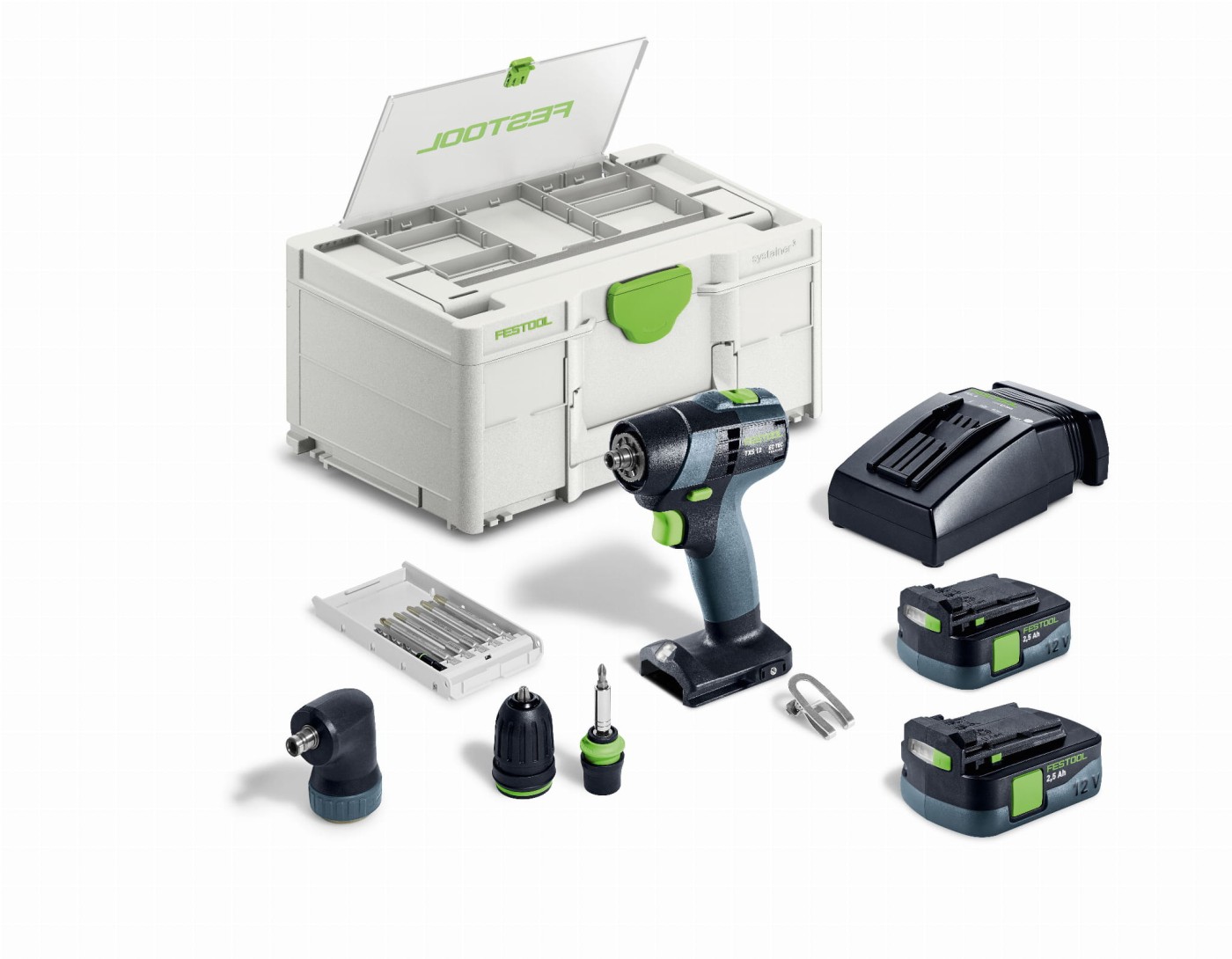 Akumulatorowa wiertarko-wkrętarka TXS 12 2,5-SET FESTOOL 576874