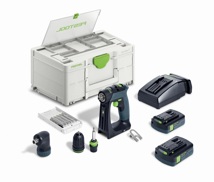 Akumulatorowa wiertarko-wkrętarka CXS 18 3,0-Set FESTOOL 576884