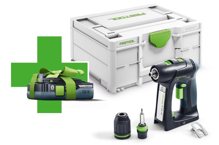 Akumulatorowa wiertarko-wkrętarka C 18-Basic-4,0 FESTOOL 577050