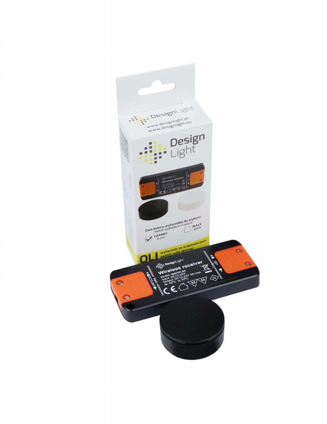 WYŁĄCZNIK CZARNY OLI DOTYKOWY STEROWNIK + SENSOR 12-24V DC MAX 8A
