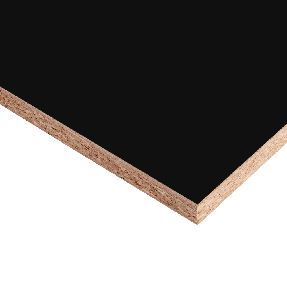 Płyta laminowana Czarna PE 18mm 2800*2070 | Swiss Krono wygląd