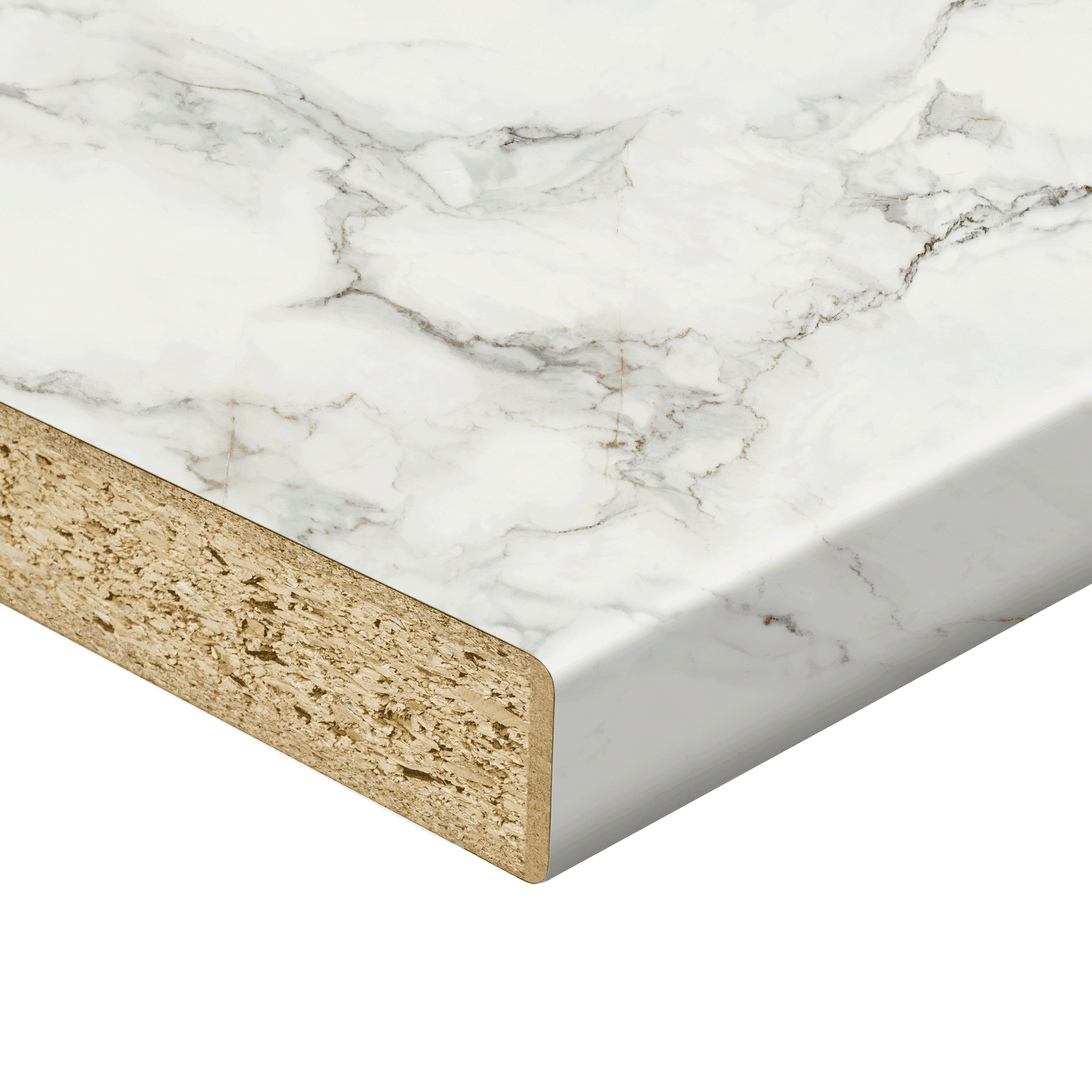 Blat Calacatta Oro SM 38mm 4100x600mm R3 | Swiss Krono wygląd