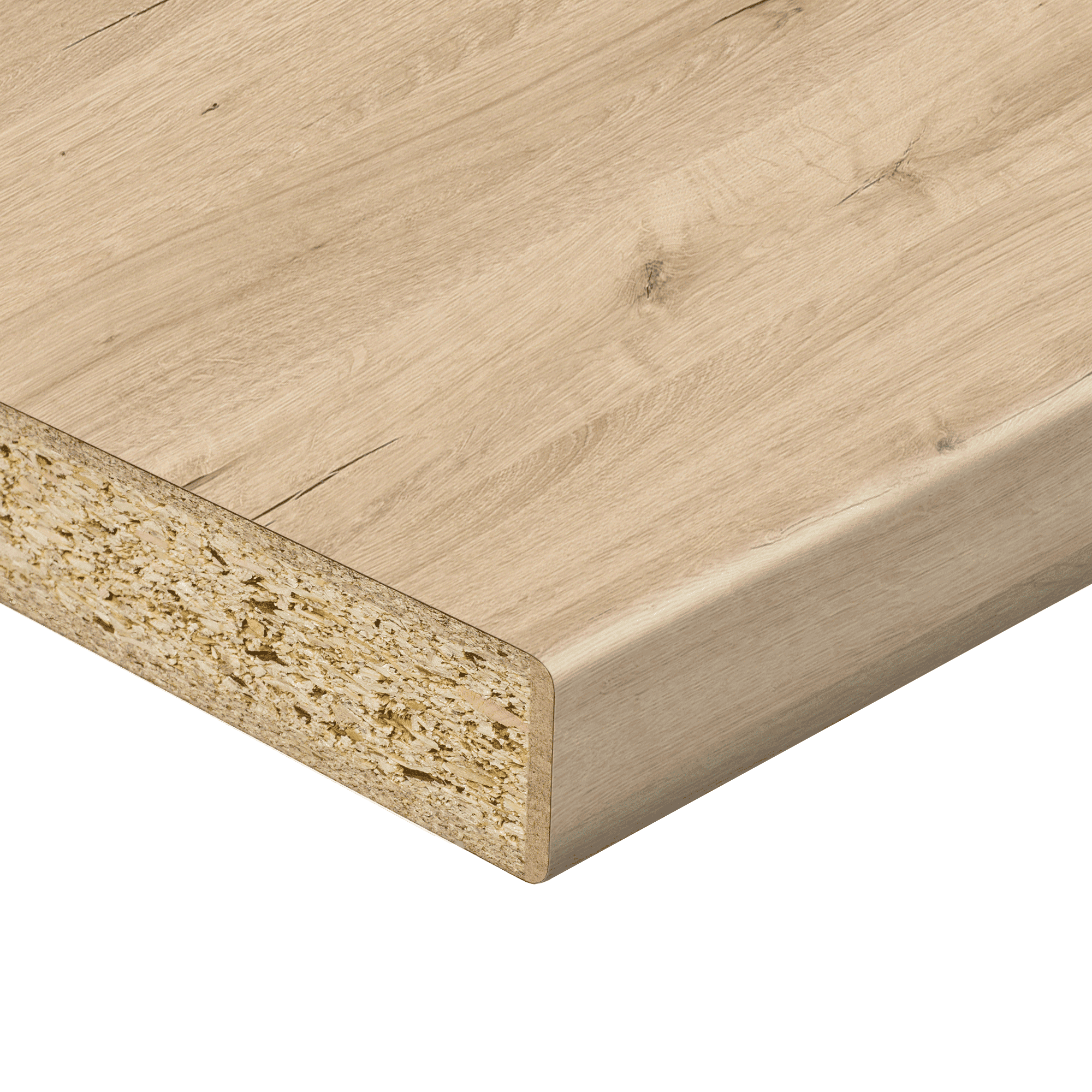 Blat Dąb letni OV 38mm 4100x600mm R3 | Swiss Krono wygląd