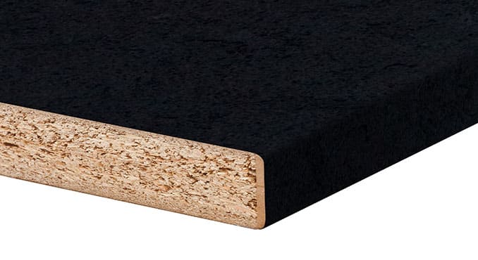 Blat Czarny KM 38mm 4100x600mm R3 | Swiss Krono wygląd